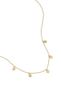 collana semplice con pendenti a cuore