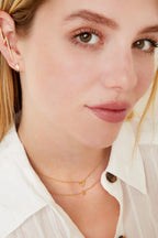 Collana a V in acciaio inossidabile Gold Stainless Steel