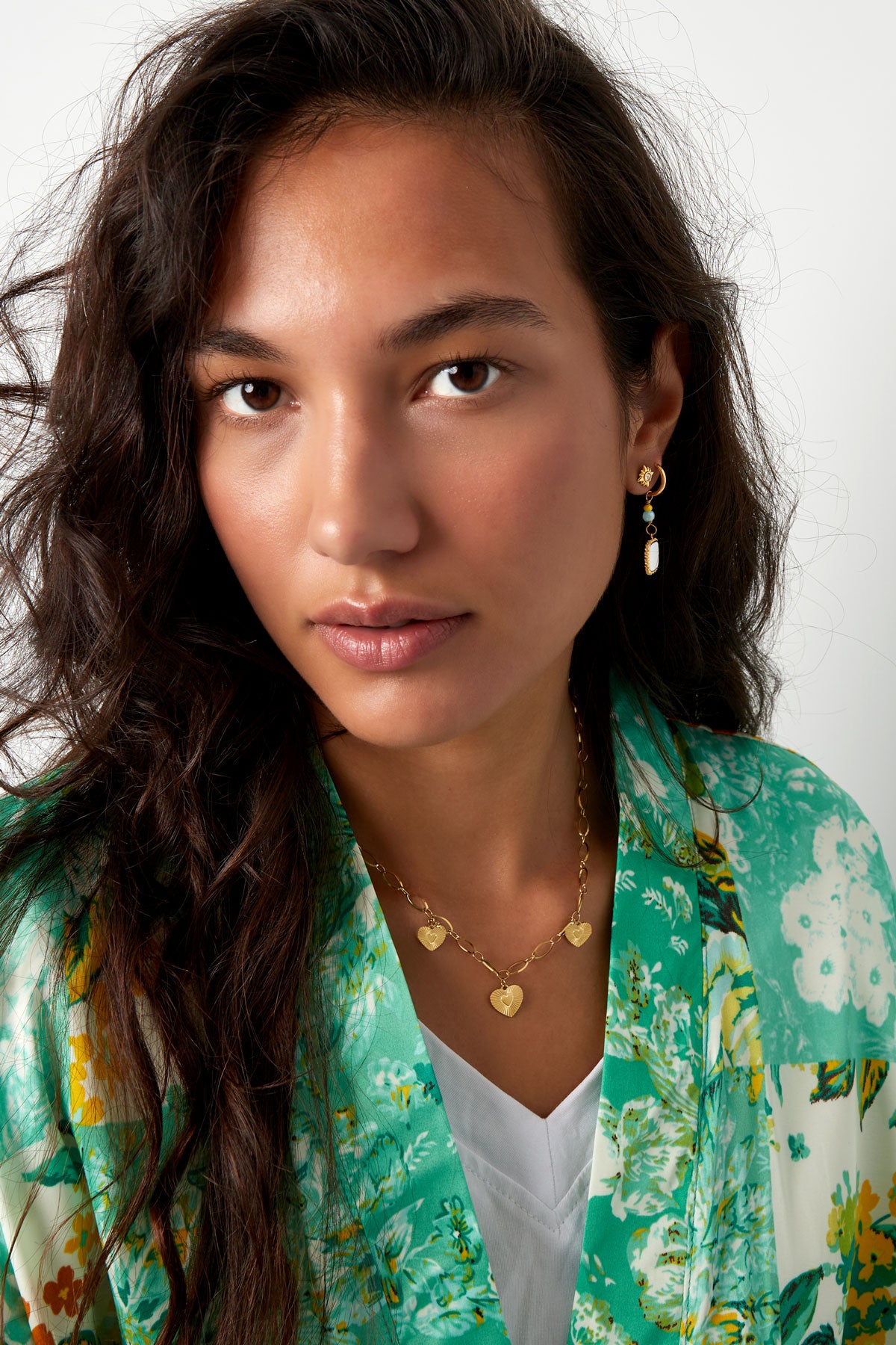collana tre cuori monete