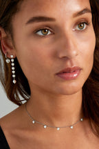 collana semplice con pendenti a cuore