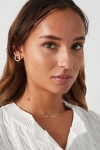 collana semplice con pendenti rotondi