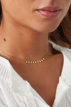 collana semplice con pendenti rotondi