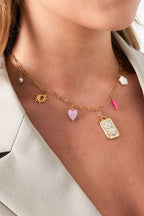 collana con ciondolo a forma di piccola luna