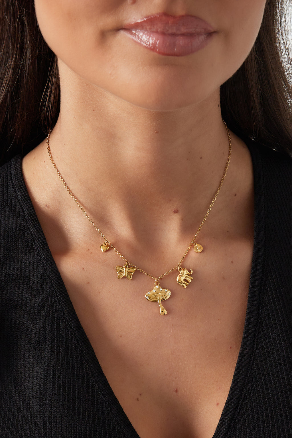 collana con ciondolo angelo energia