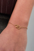 bracciale portafortuna a maglie