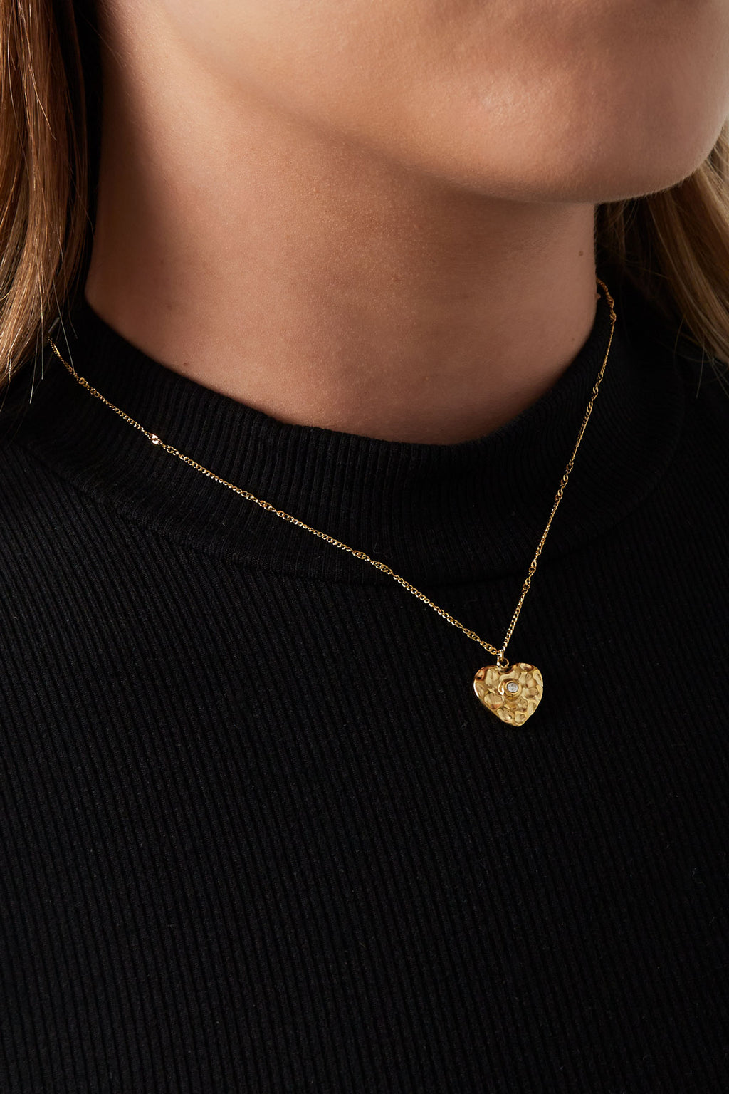 collana cuore vero