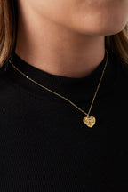 collana cuore vero