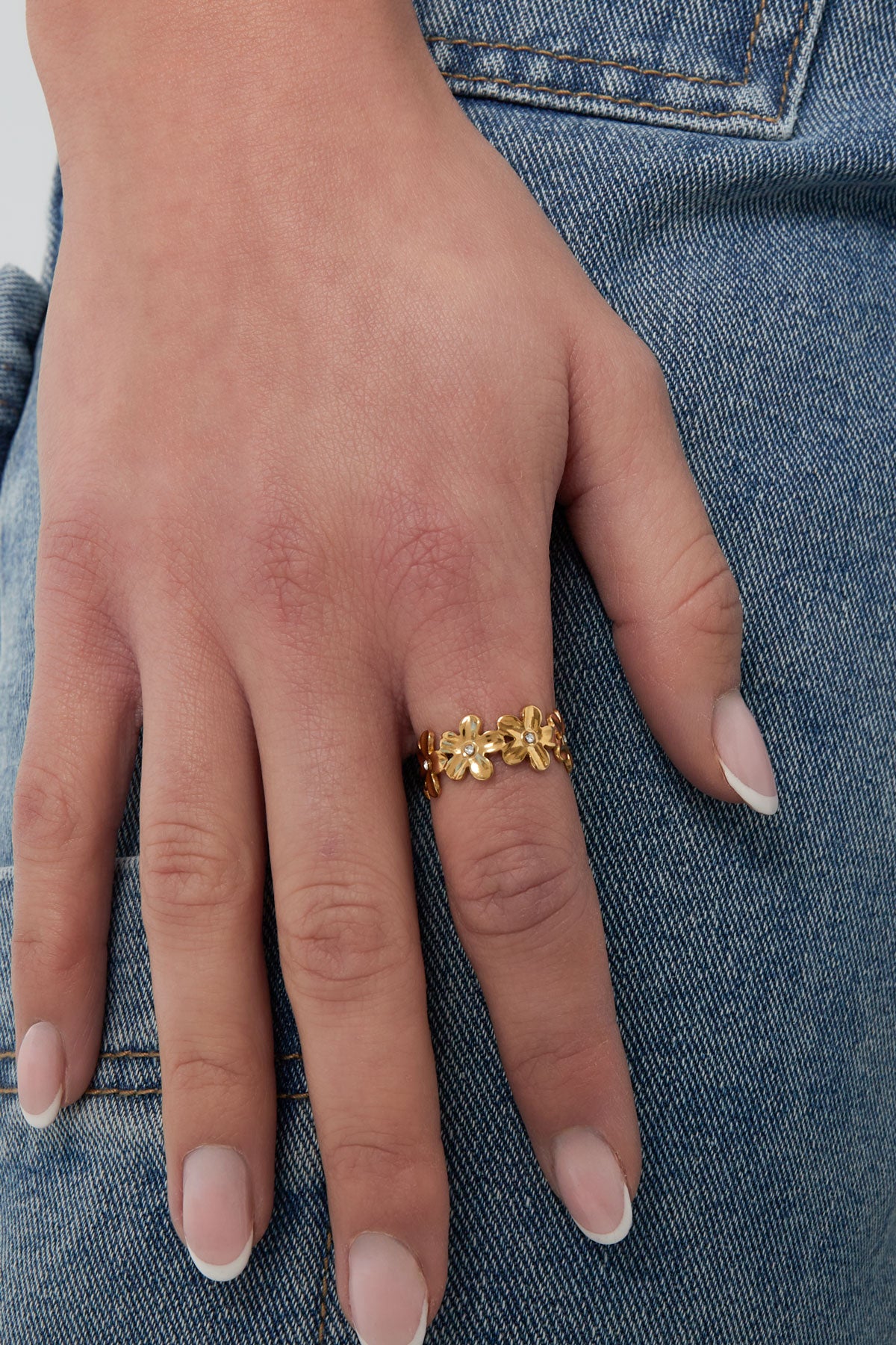 anello fiori infiniti