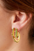 Orecchini in acciaio inossidabile Shimmer Spark