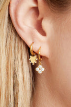 Orecchini Trifoglio Gold Copper