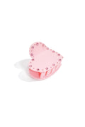 Fermagli per capelli a forma di cuore in acetato casual, accessori per San Valentino