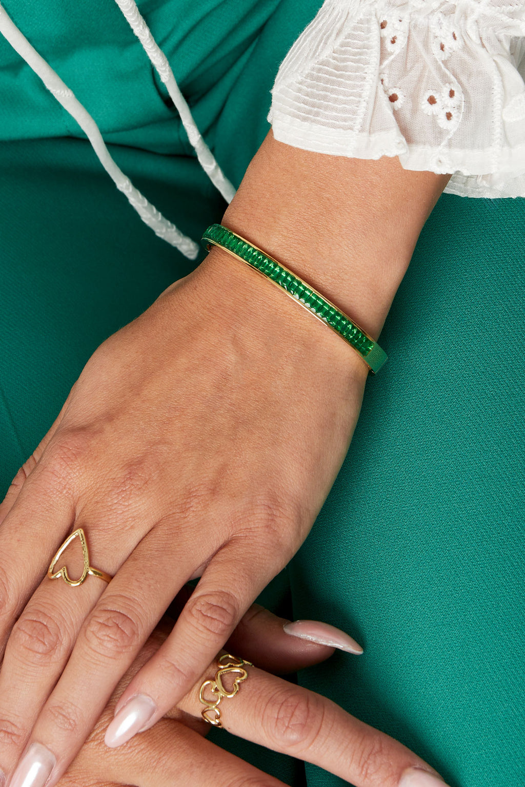 Bracciale alla schiava pietre
