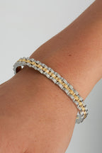 bracciale rigido a maglie