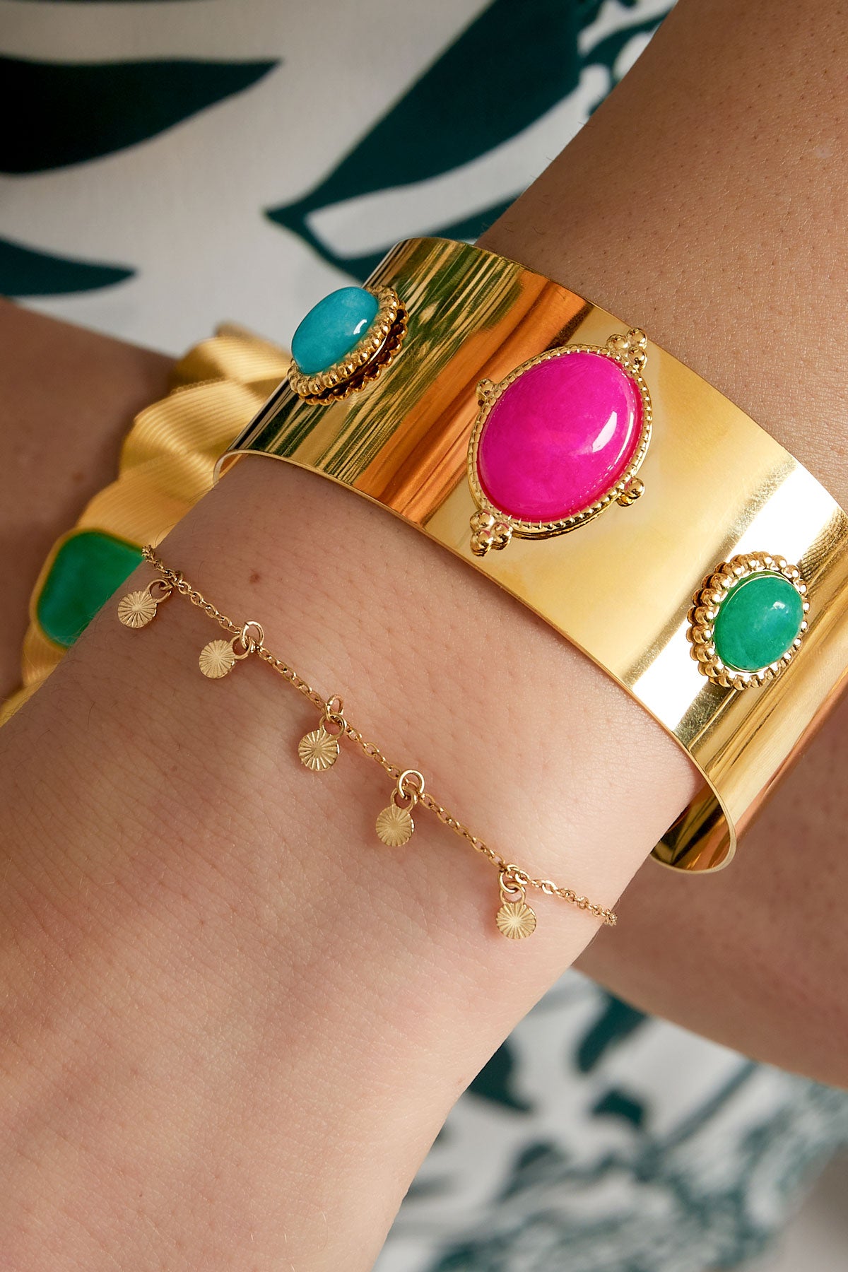 bracciale classico con ciondoli rotondi
