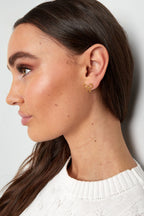 orecchino bowknot in acciaio inossidabile