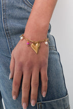 braccialetto con ciondolo momento d'amore