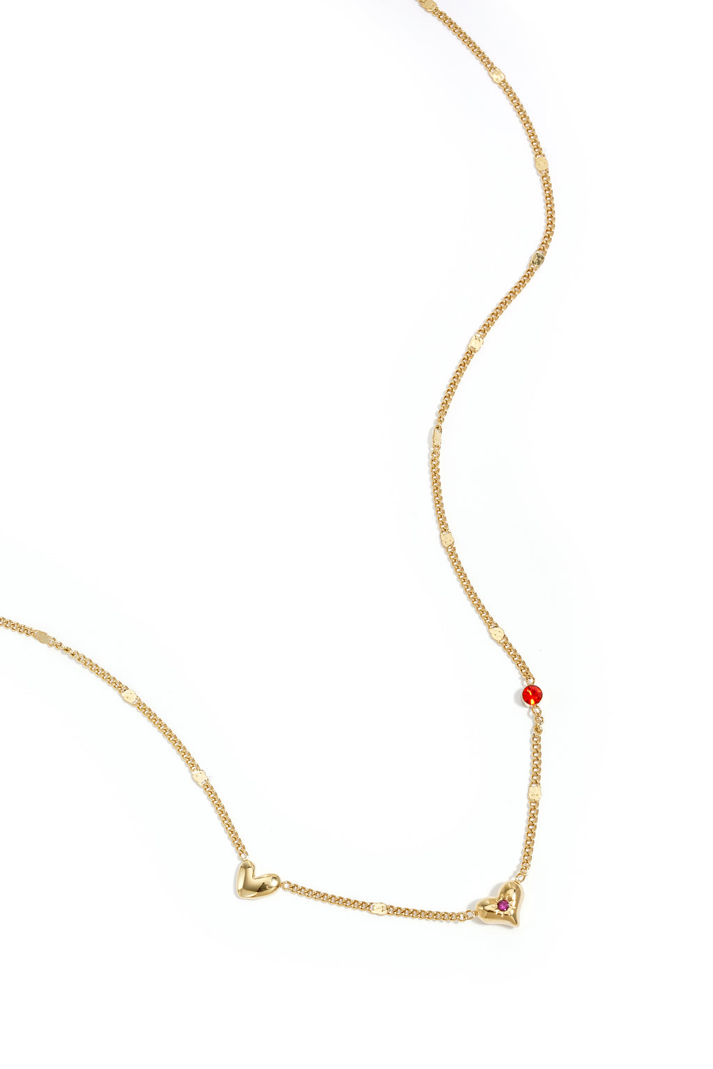 Collana con cuori pietre e motivi