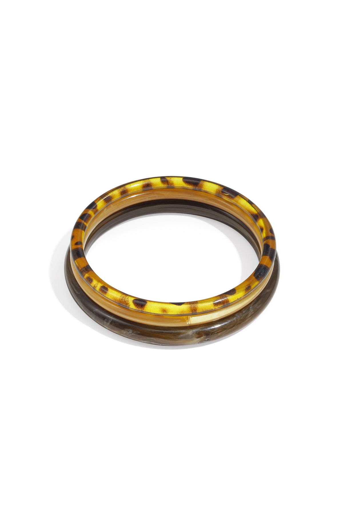 Braccialetti in acrilico tinta unita casual quotidiani semplici serie gioielli da donna