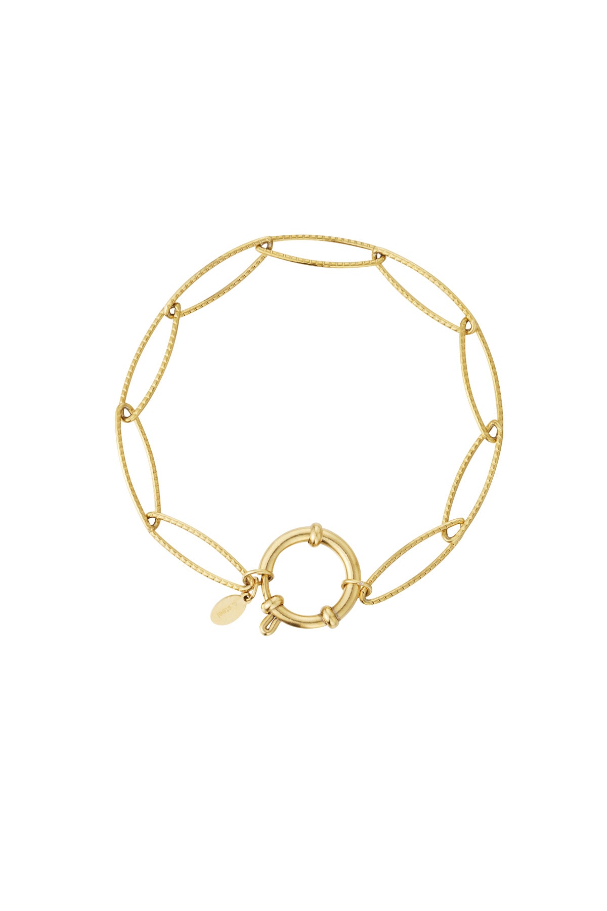 Braccialetti a catena in acciaio inossidabile, fai da te, semplici, quotidiani, serie di gioielli da donna