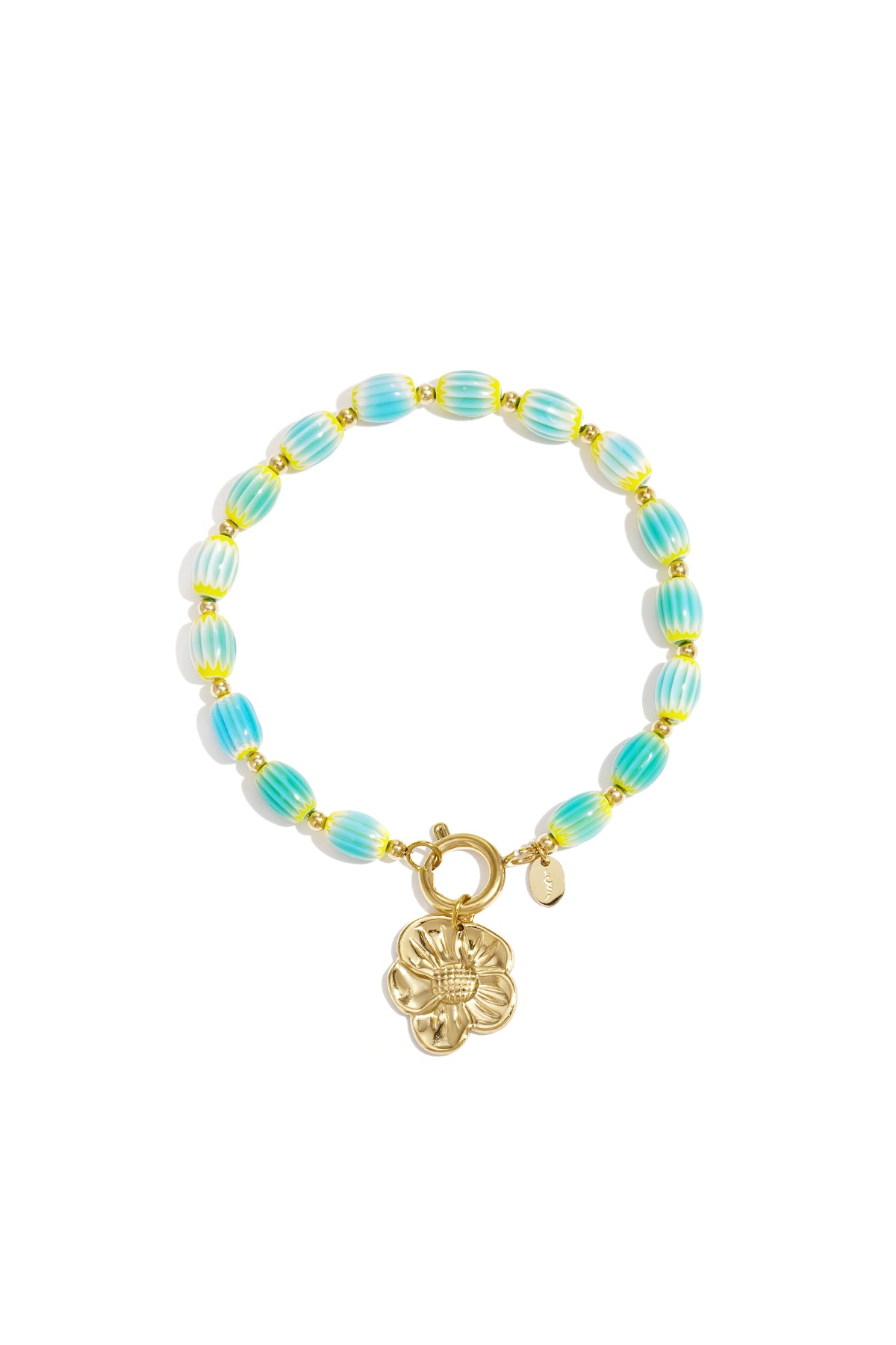 Braccialetti con perline in acciaio inossidabile, serie casual e semplice, gioielli da donna