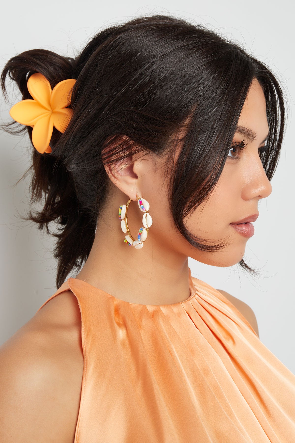 Fermaglio per capelli a forma di fiore - Plastica