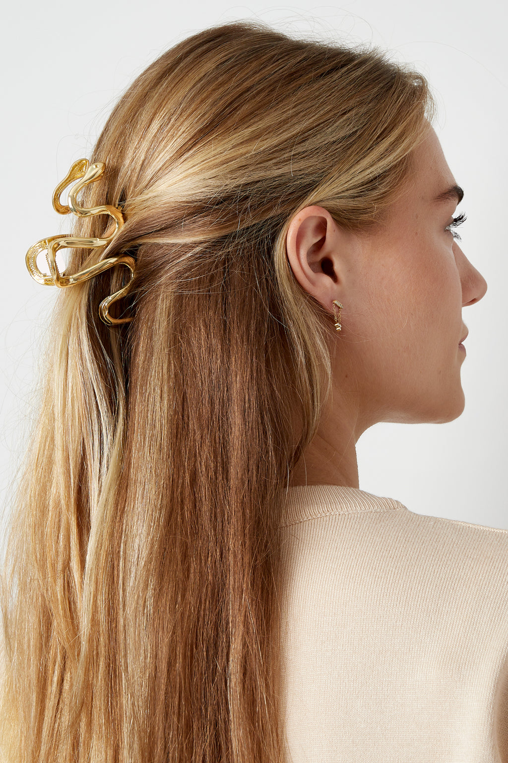 fermaglio per capelli serpente swirly