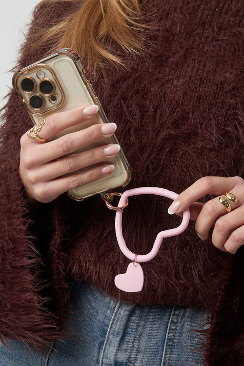 Accessorio per telefono love link-Colore oro nero