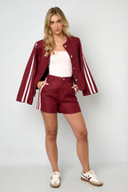 Shorts Donna Tessuto Poliestere Eleganti a quadri Autunno/Inverno