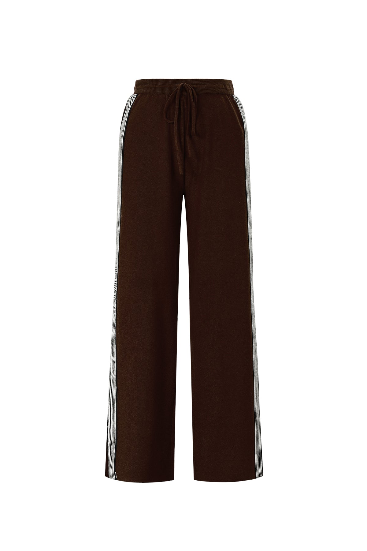 pantaloni in maglia a righe