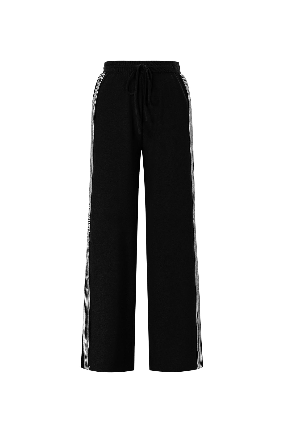 pantaloni in maglia a righe