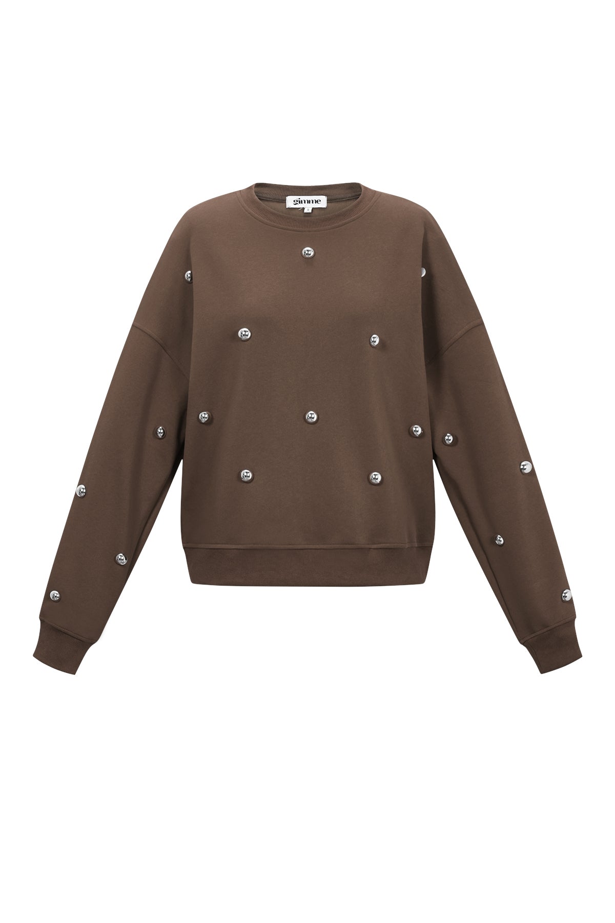 Maglione con borchie