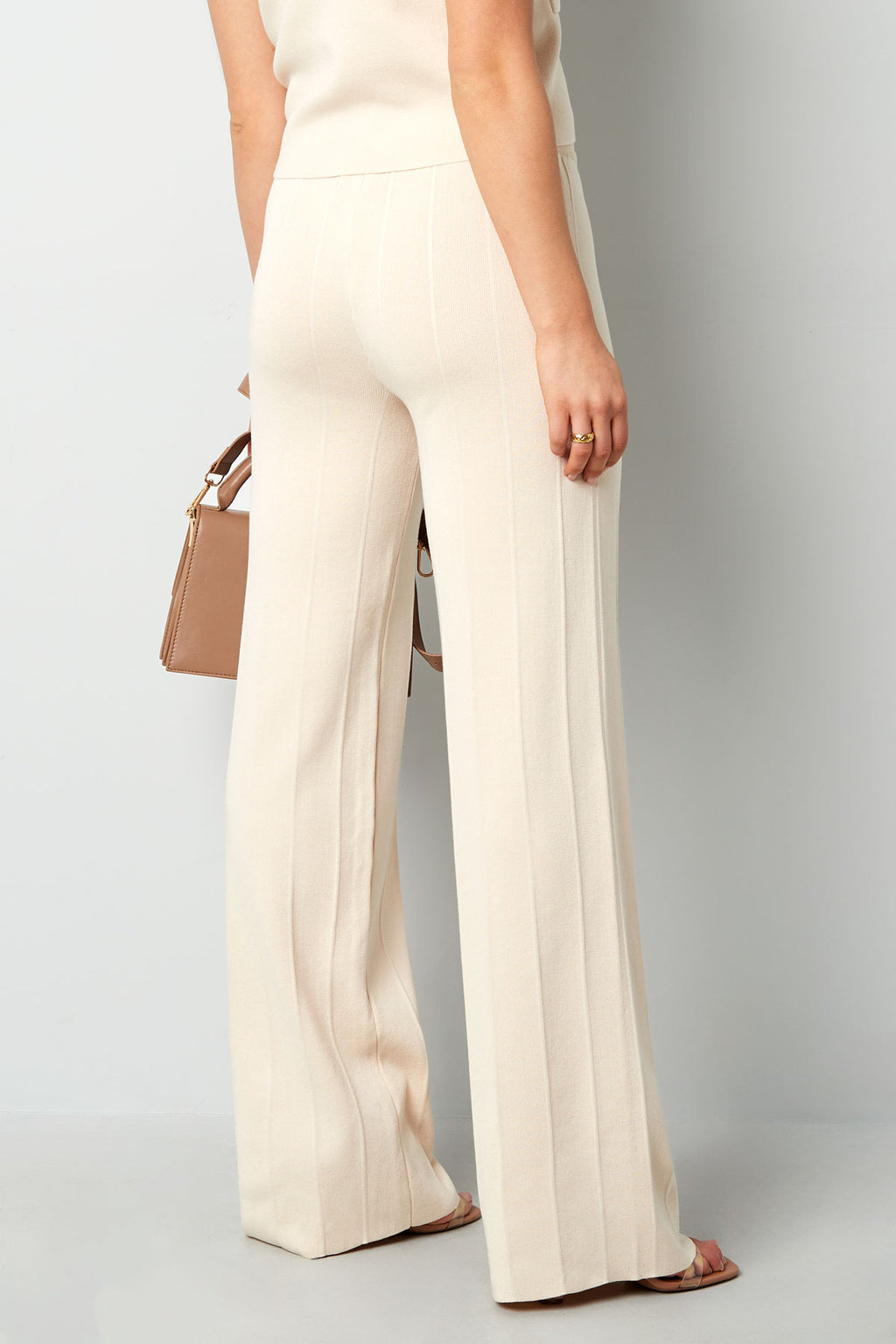 Viscosa Donna Pantaloni Larghi Conservativo Colore Puro