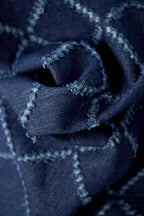 Cotone Top Senza Maniche Donna Bottone Motivo Geometrico