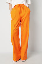 Cotone Pantaloni a gamba larga Donna Vita con cordino comoda