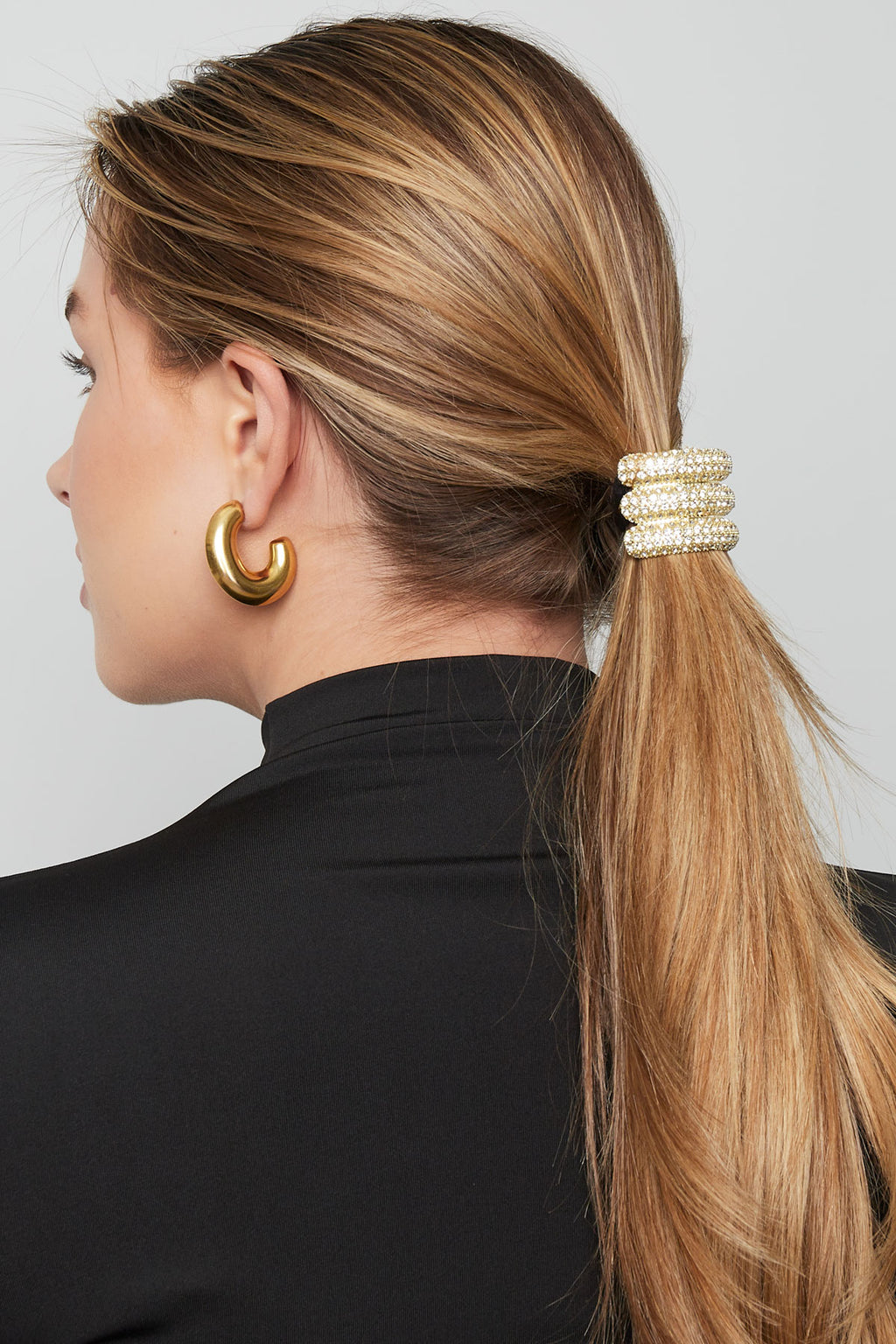elastico per capelli elegante e luminoso