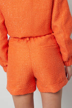 Short da Donna in Poliestere Vita Alta Colore Puro