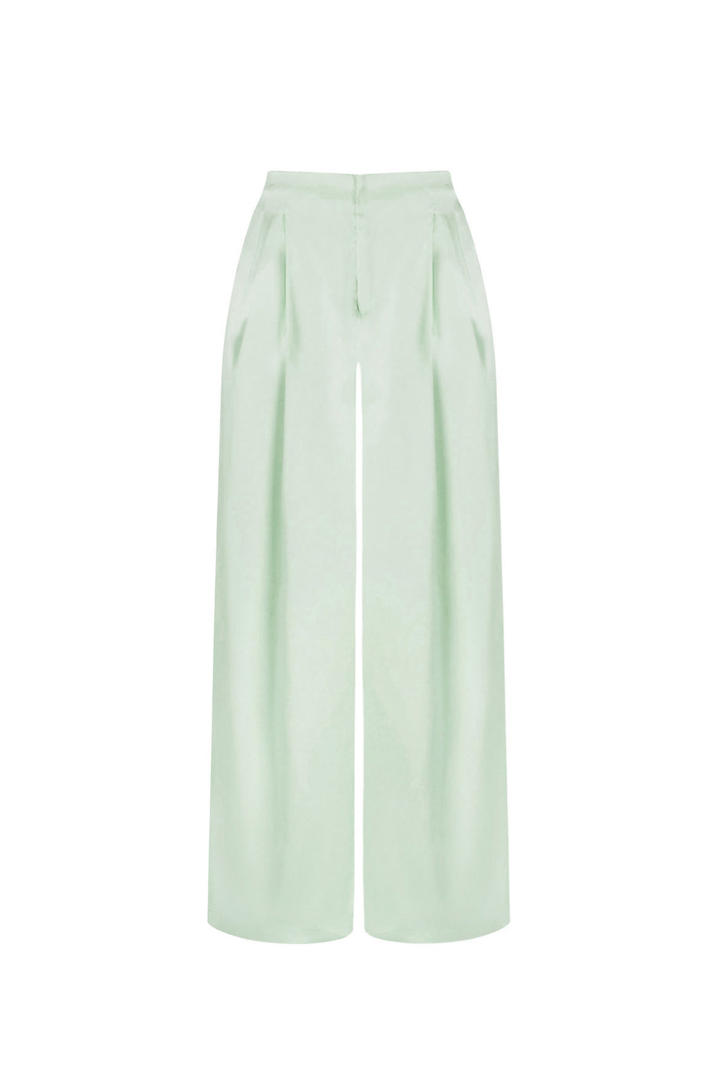 Tessuto Fibra di Poliestere Donna Pantaloni Dritti Casual Colore Puro