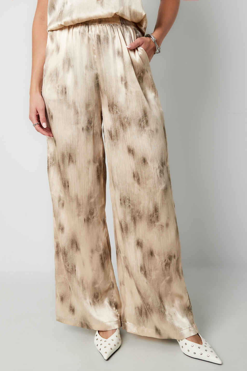Pantaloni larghi donna tessuti casual Tie-dye Primavera/Estate
