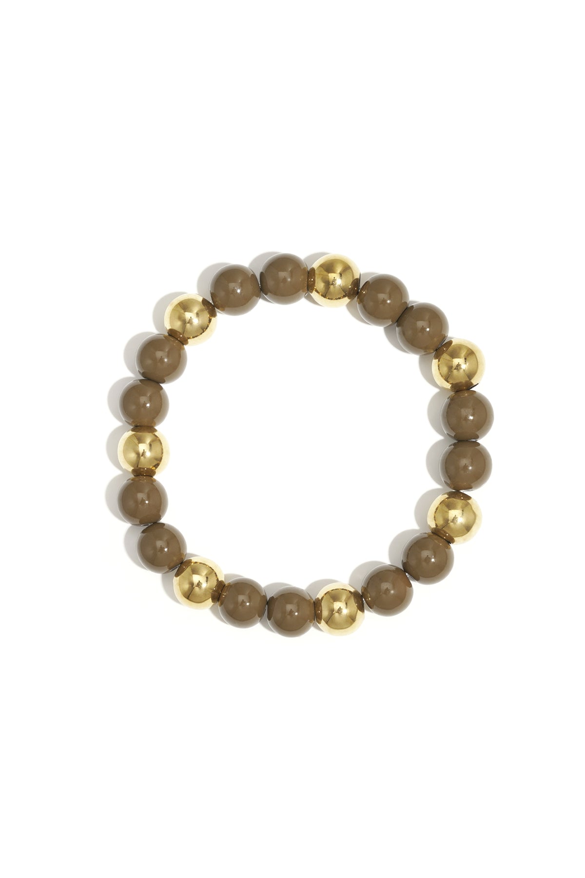Braccialetti con perline in acrilico, perline, casual, quotidiani, semplici, serie di gioielli da donna-10mm
