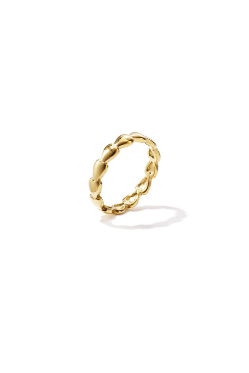 Anello minimalista con piccoli cuori