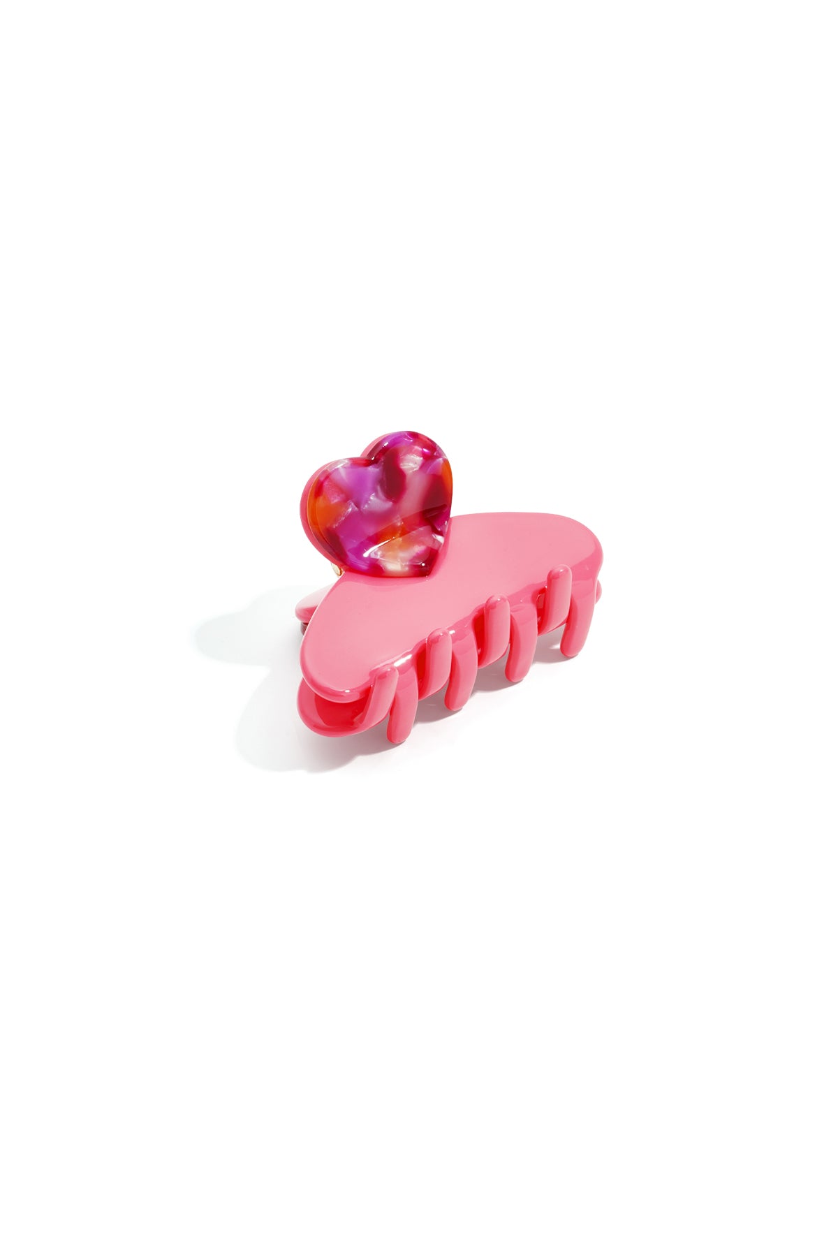 Fermagli per capelli a forma di cuore in acetato casual, accessori per San Valentino