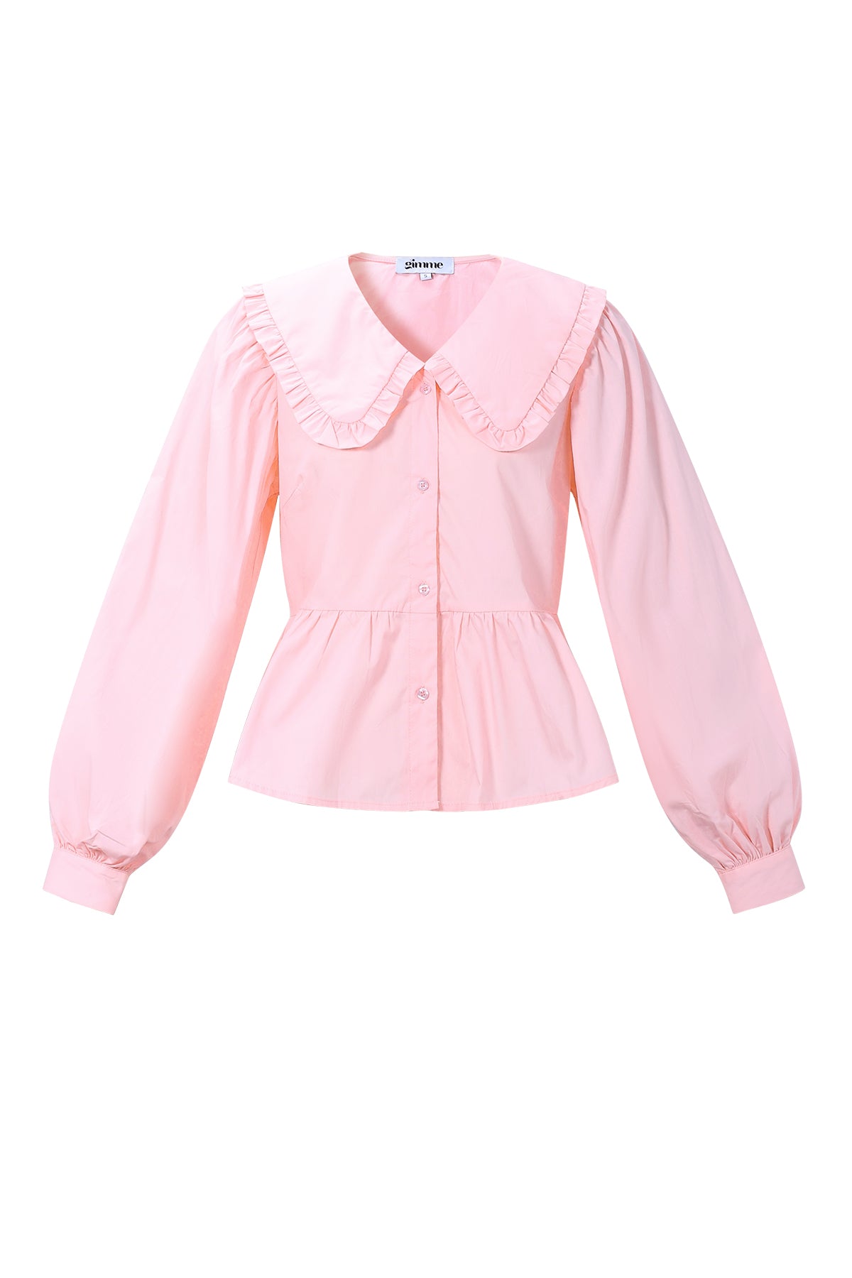 Camicette e camicie in cotone tinta unita, abbigliamento casual primaverile/estivo