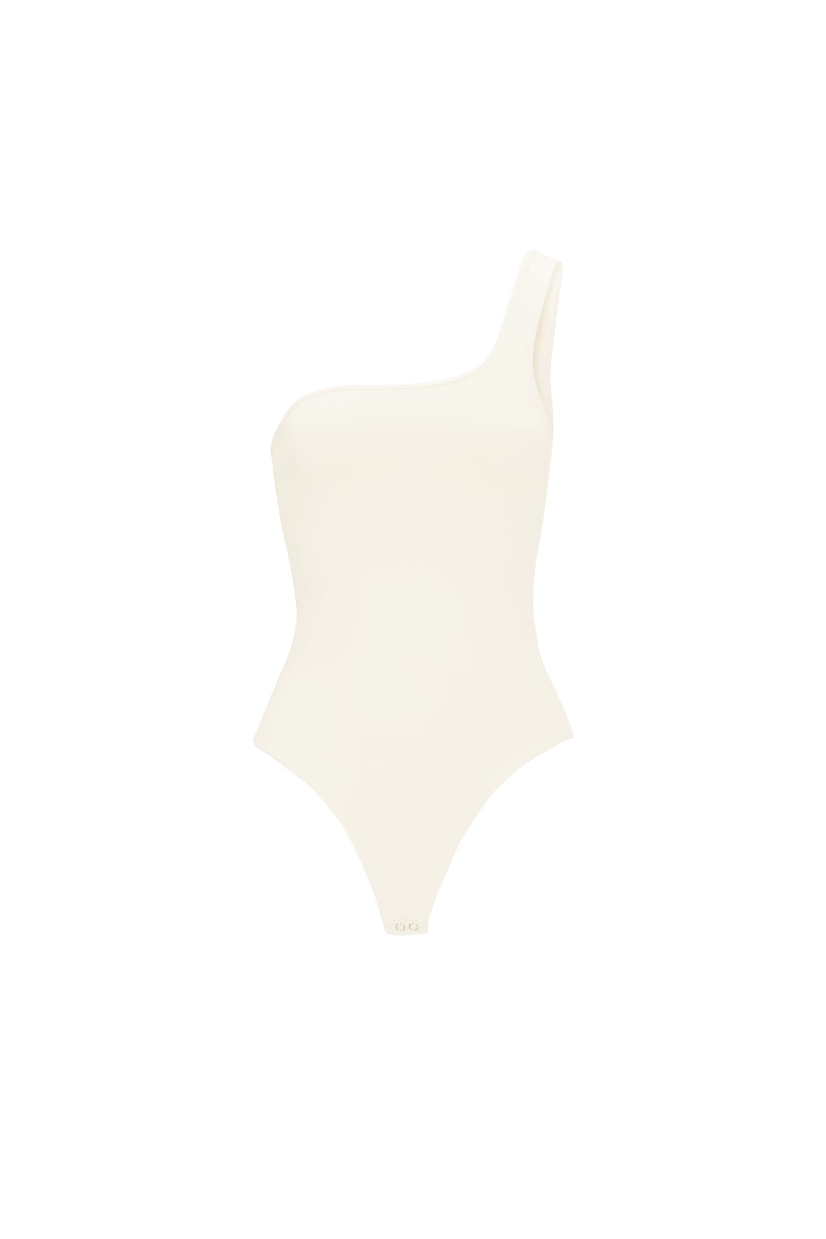 Body Shapewear in Nylon Intrecciato a Spalla Singola Primavera/Estate Colore Puro