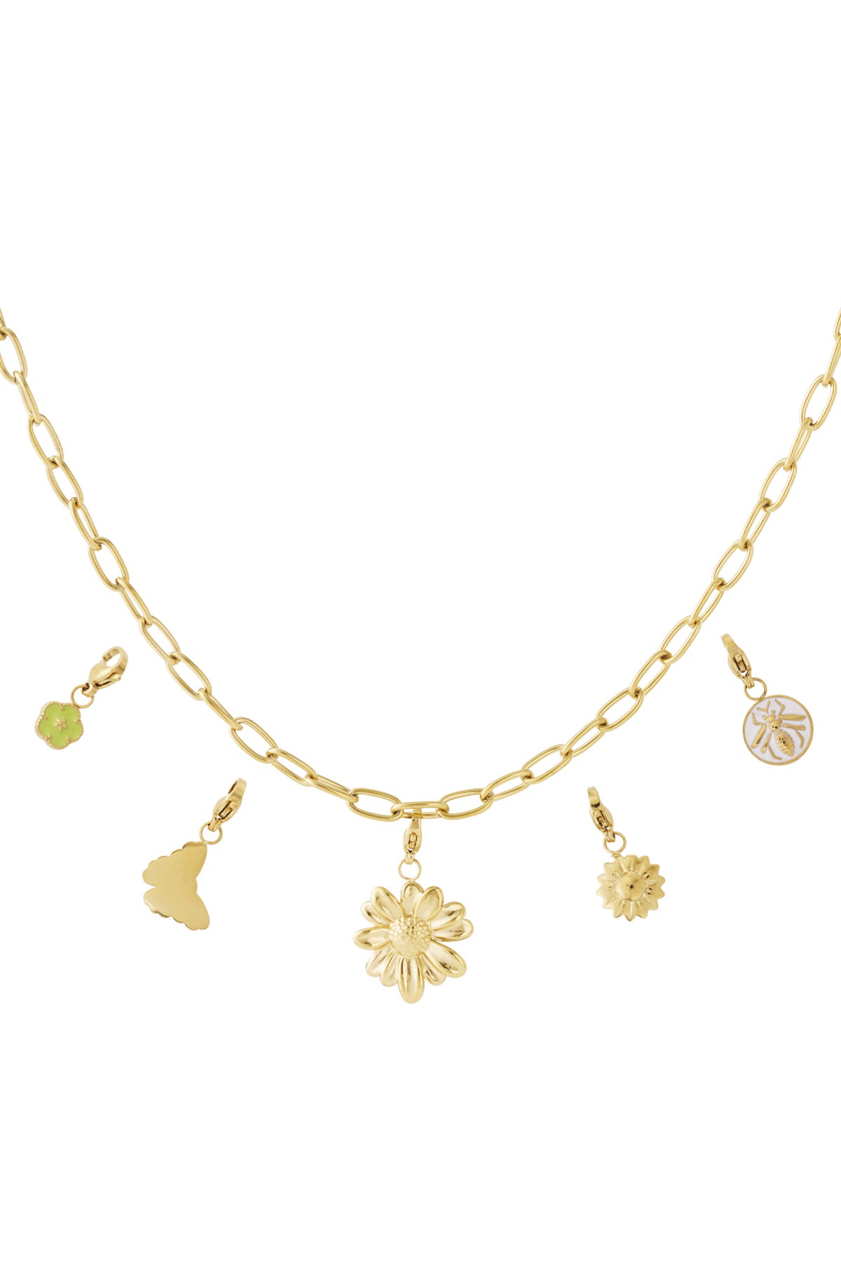 Collana fai da te con fiori dettagliati