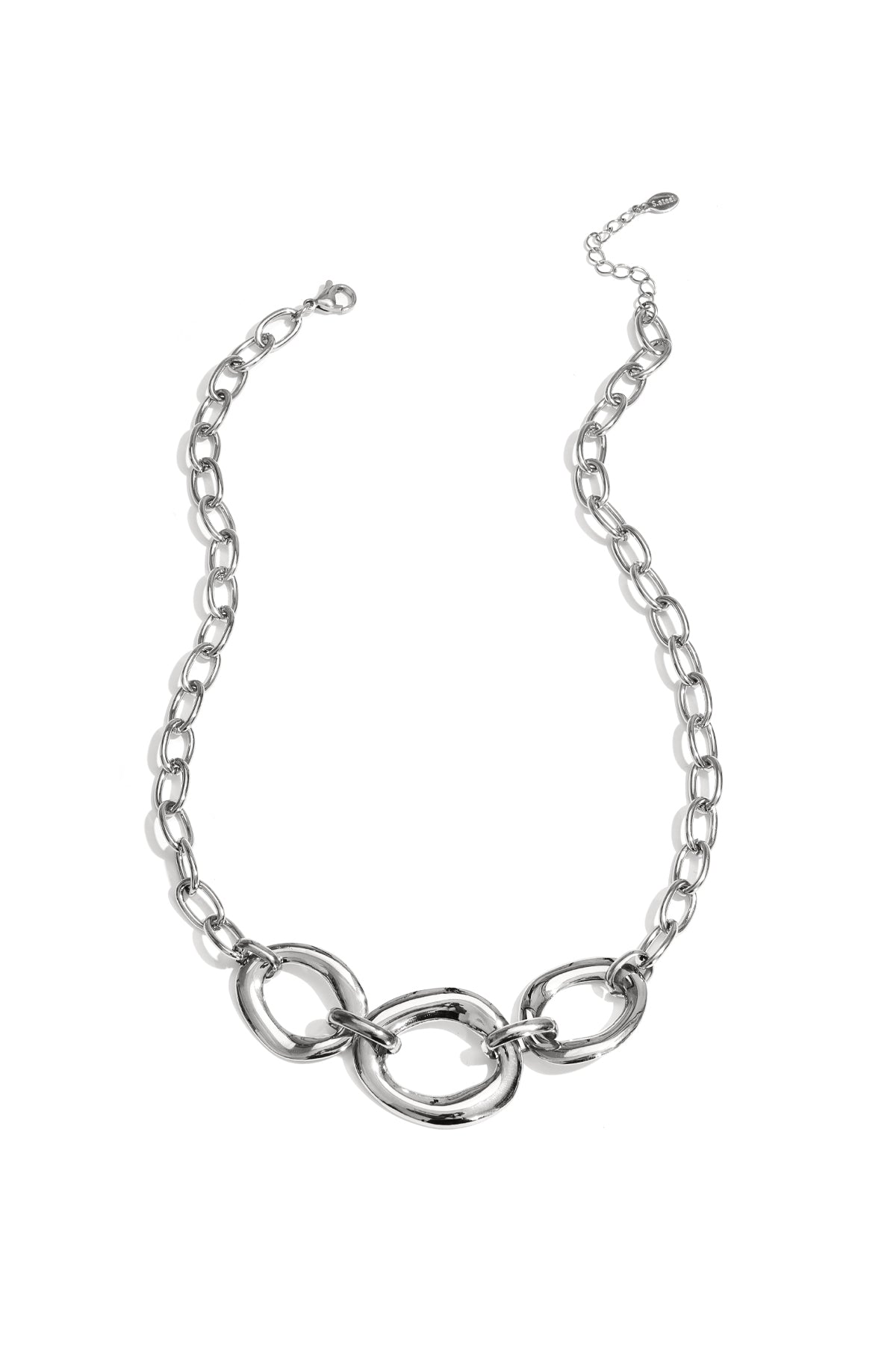 Collana con pezzi rotondi importanti