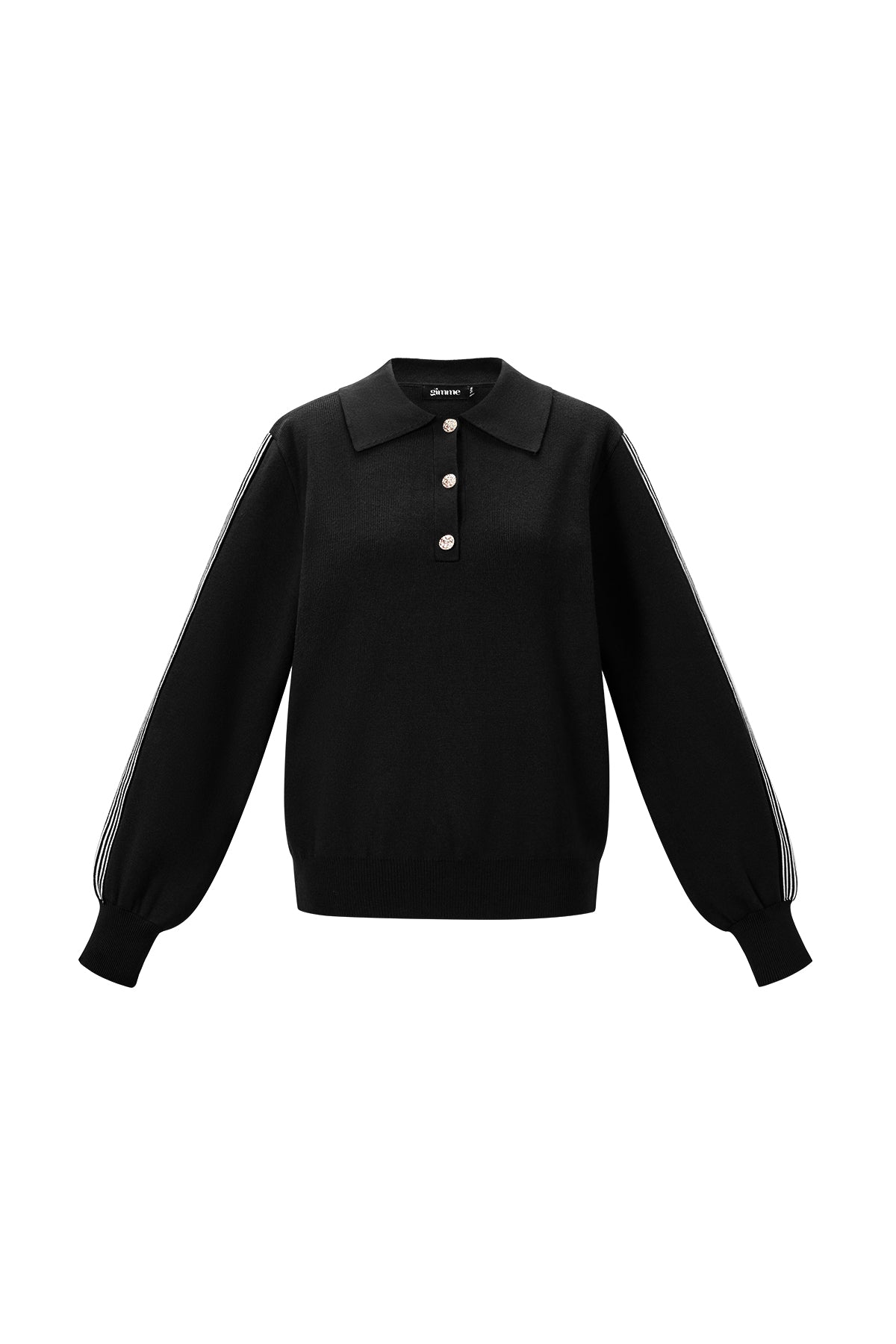 Maglione lavorato a maglia con strisce