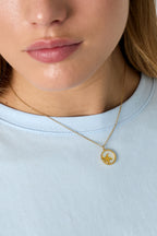 Collana con stella marina in cerchio