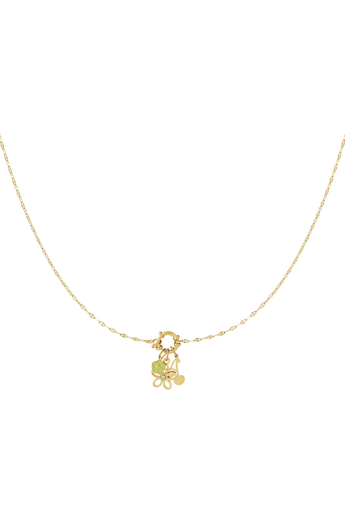 Collana fai da te con fiori dettagliati