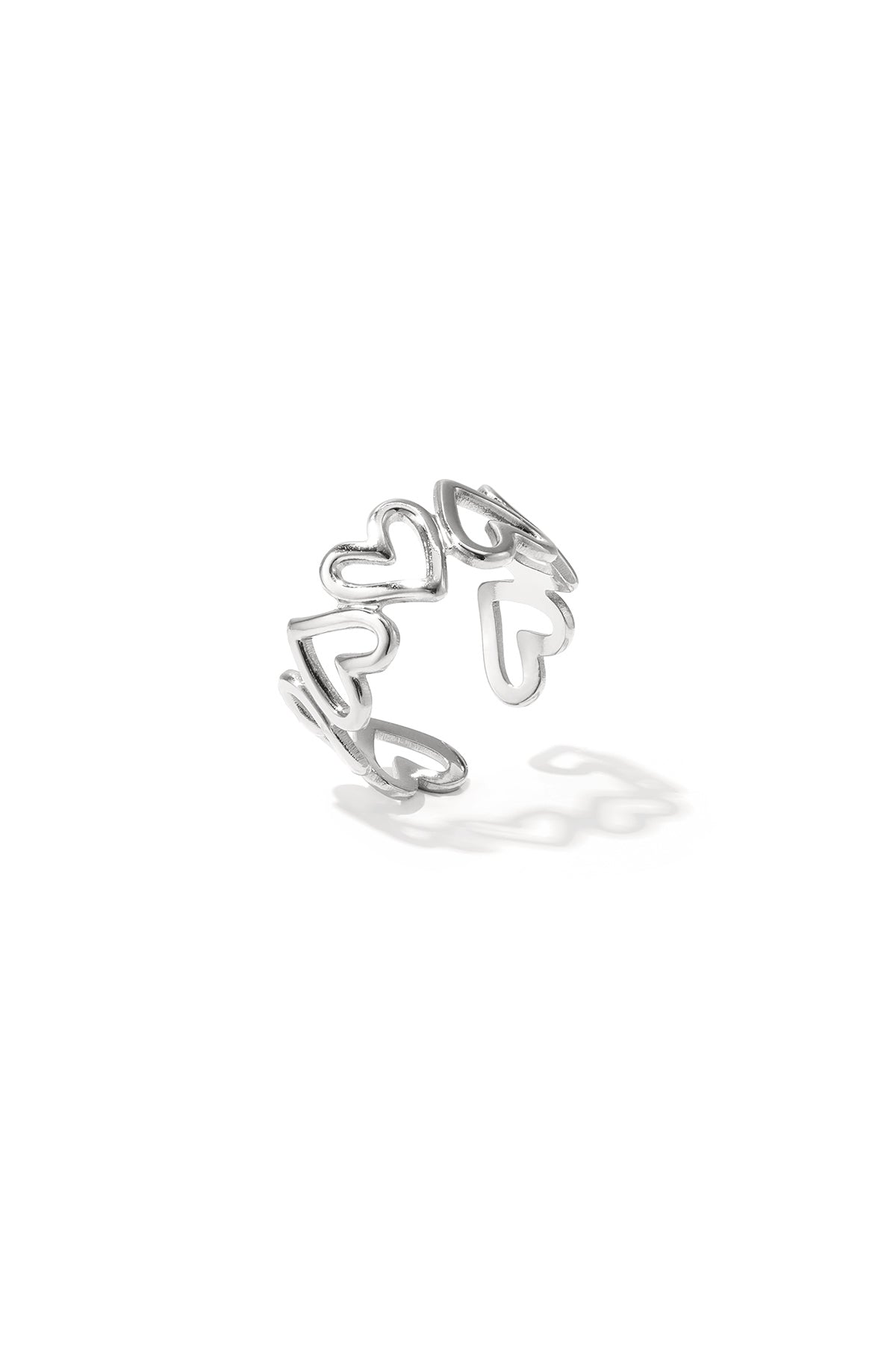 anello dell'amore intrecciato