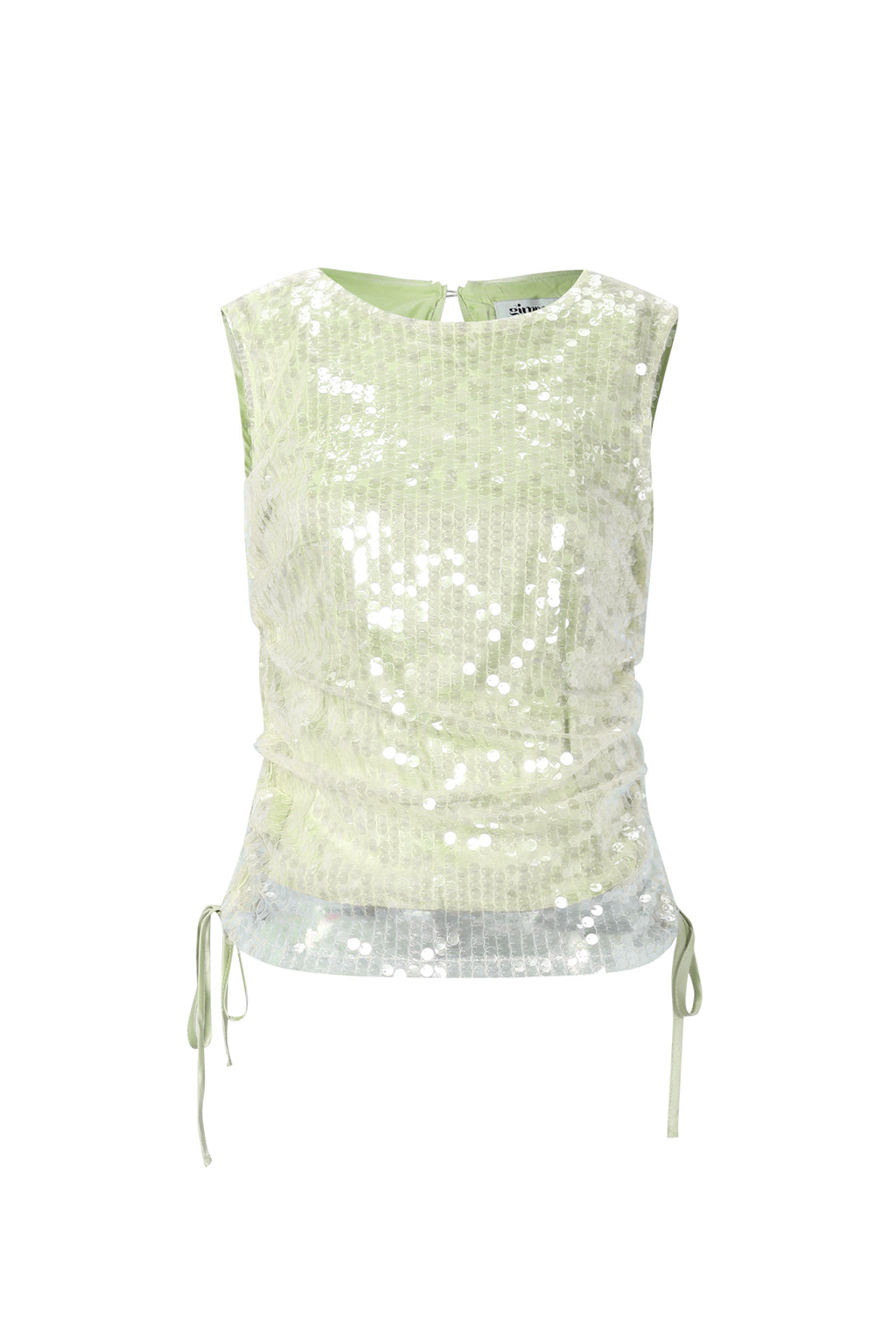 Top con paillettes